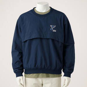 St Louis Blues/Savvis Center Hockey Reversable NHL Jacket Sz-L Y2K